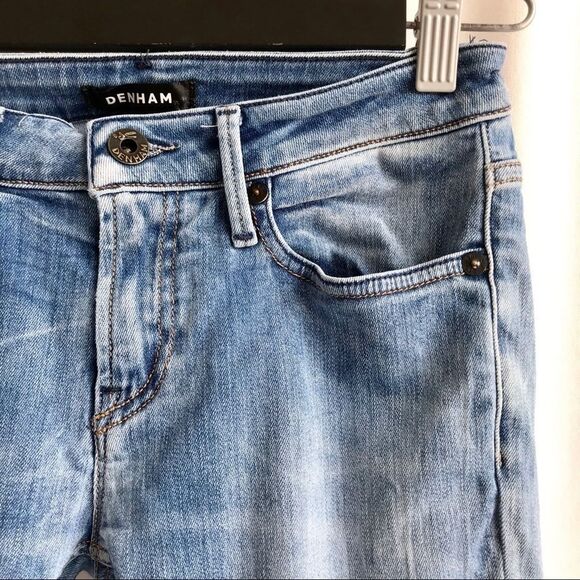 Denham Cleaner Regular light wash skinny jeans 25 - Picture 4 of 11